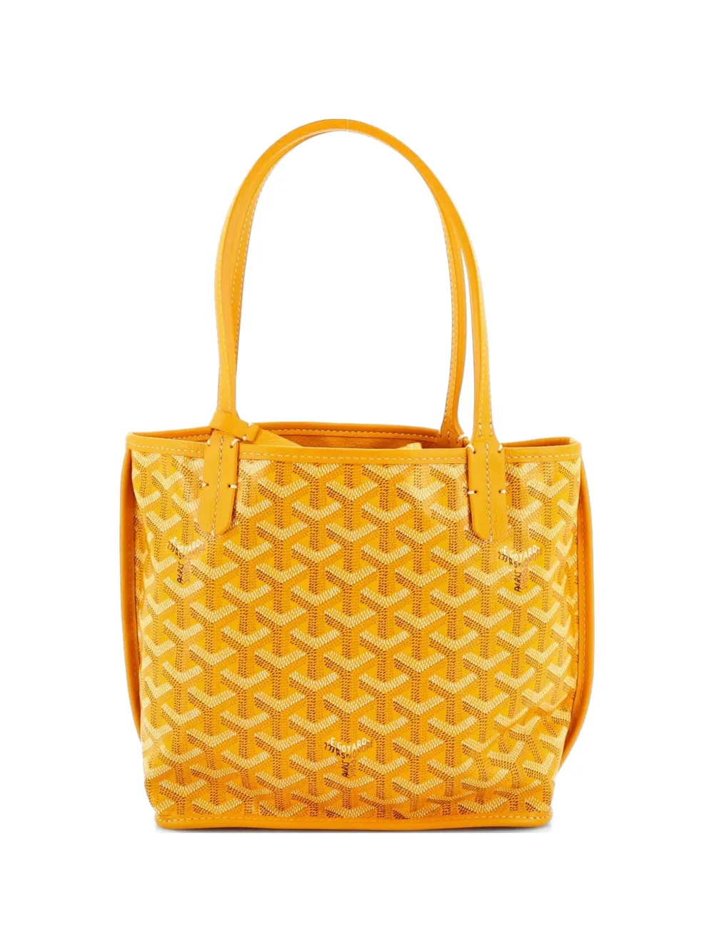 Goyard Pre-Owned Anjou Reversible Tote Coated Canvas Mini satchel - Arancione