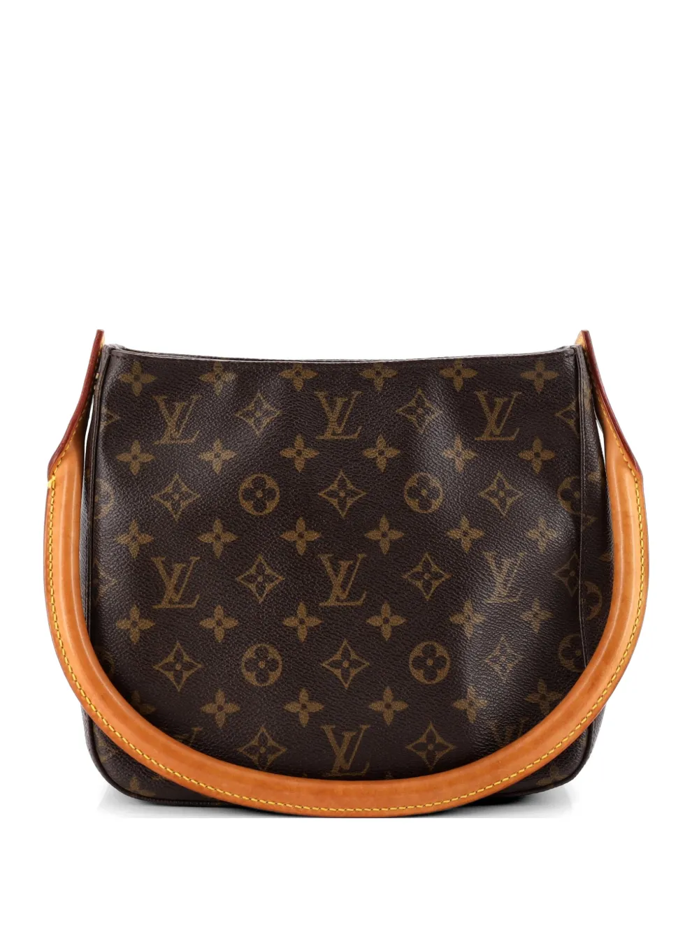 Louis Vuitton Pre-Owned Looping Handbag Monogram Canvas MM satchel - Marrone