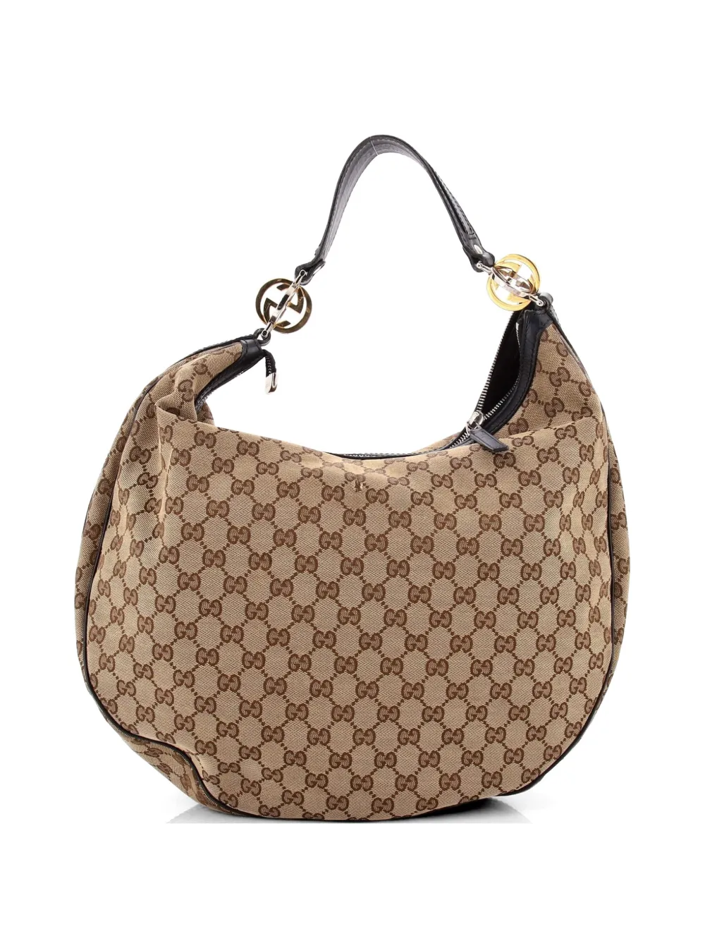 Gucci Pre-Owned Twins GG Canvas Large hobo bag - Marrone
