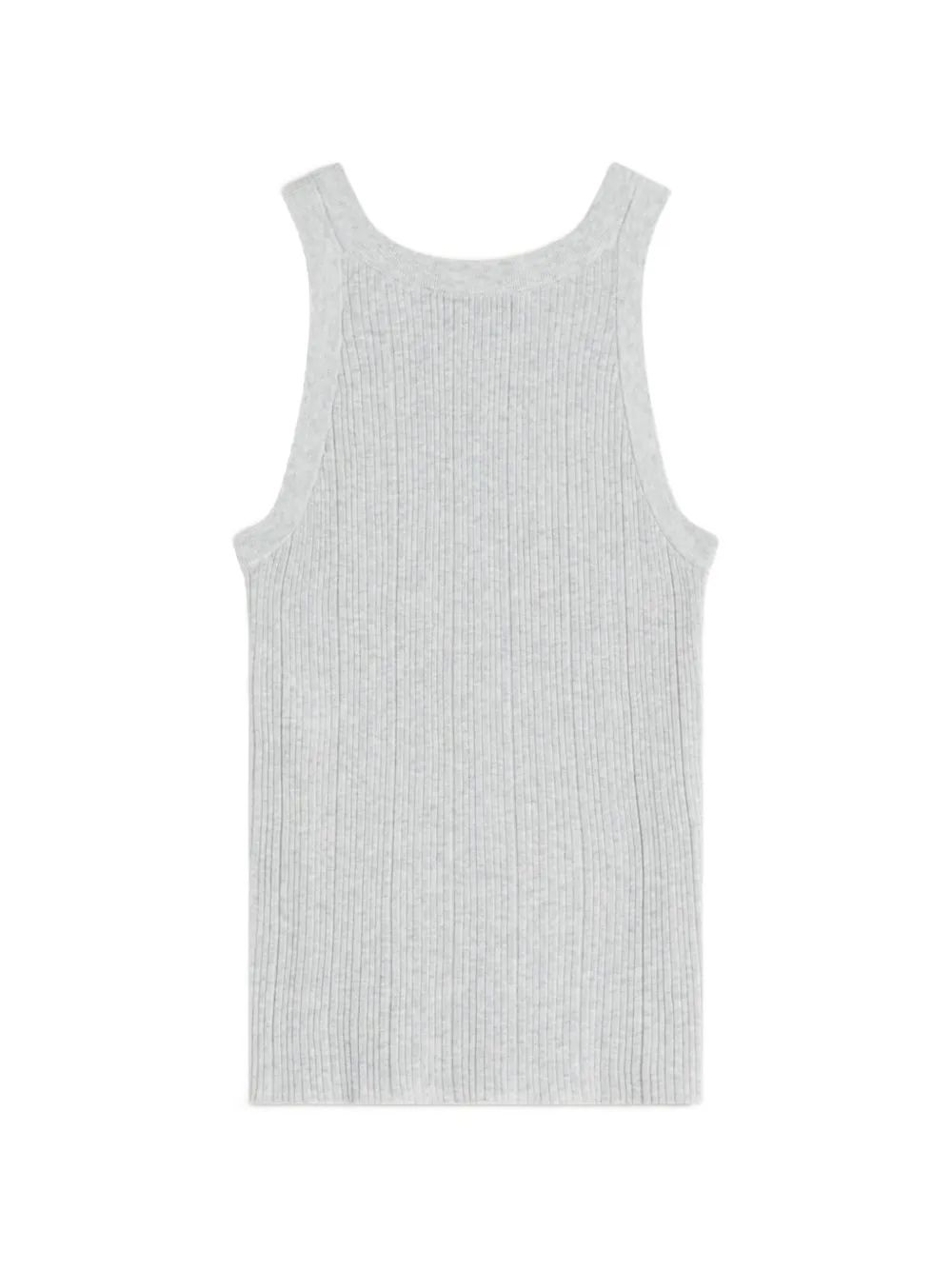 Maison Kitsuné Baby Fox geribbelde tanktop Grijs