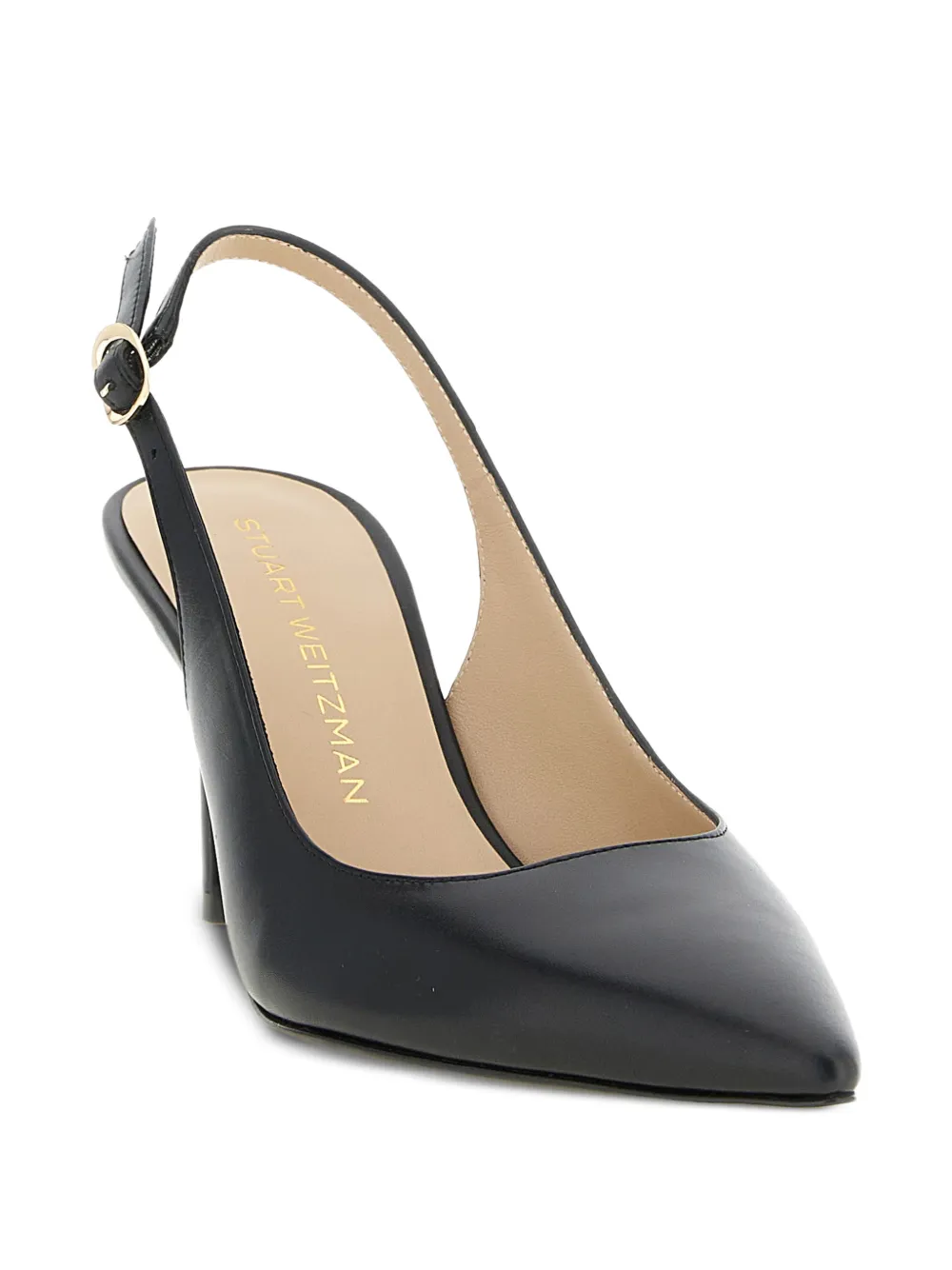  Stuart Weitzman Power Slingback Pumps - Black 