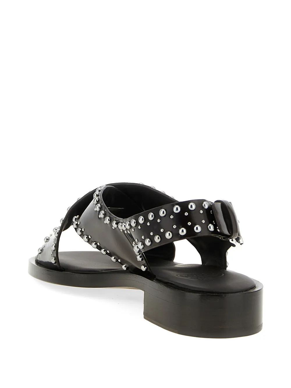 Church's Remi leren sandalen Zwart