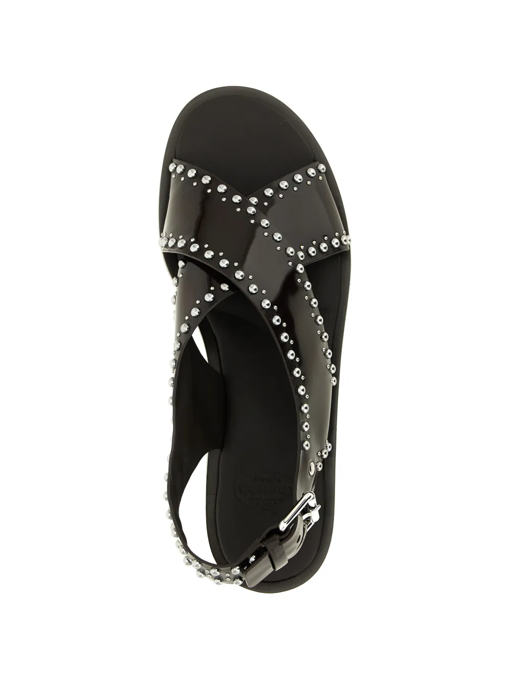 Church's Remi leren sandalen Zwart