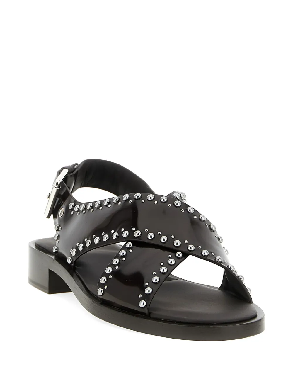 Church's Remi leren sandalen Zwart