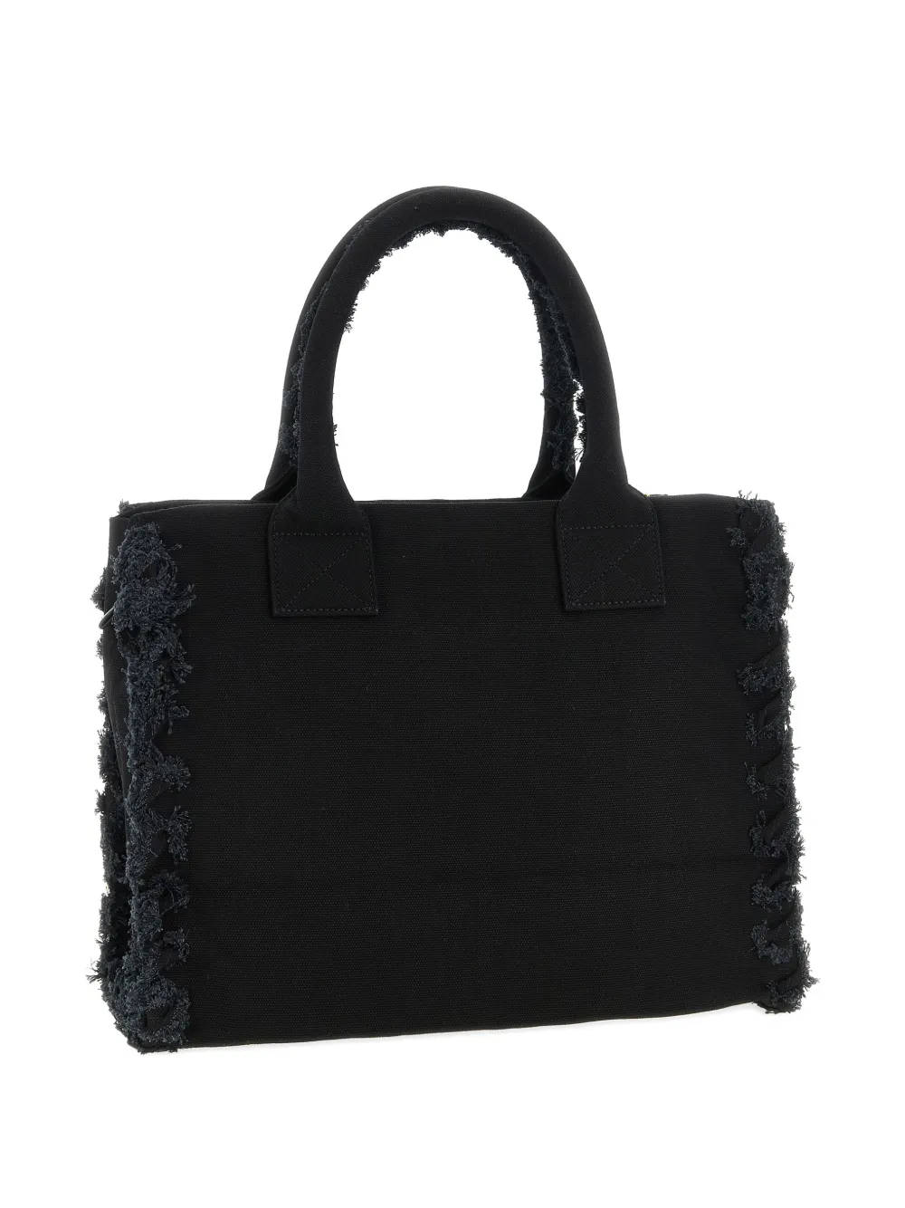 PINKO Medium shopper met franje Zwart