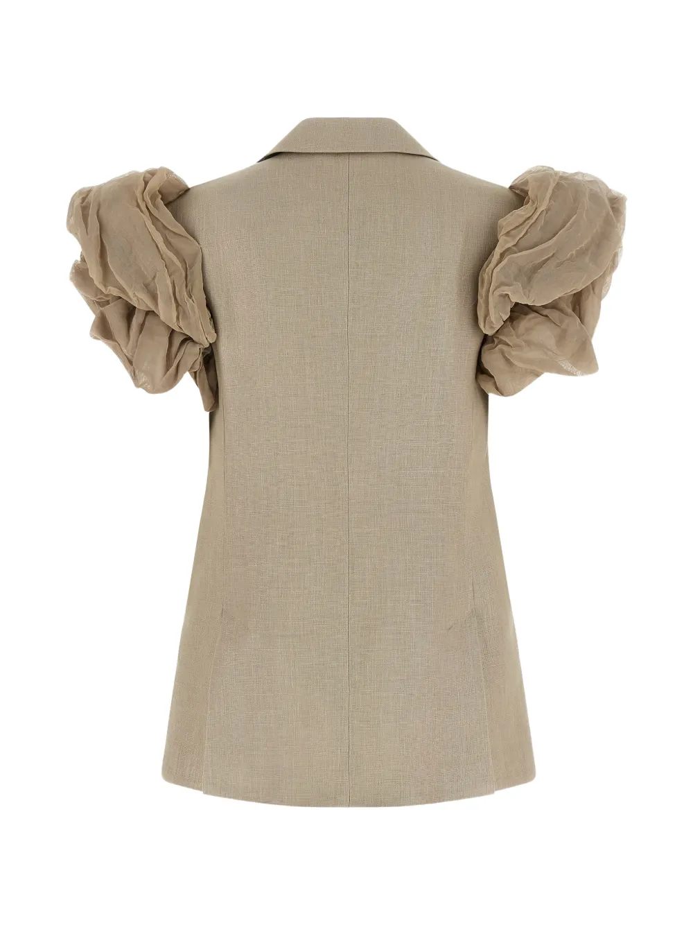  Max Mara Abituro Sleeveless Blazer - Neutrals 