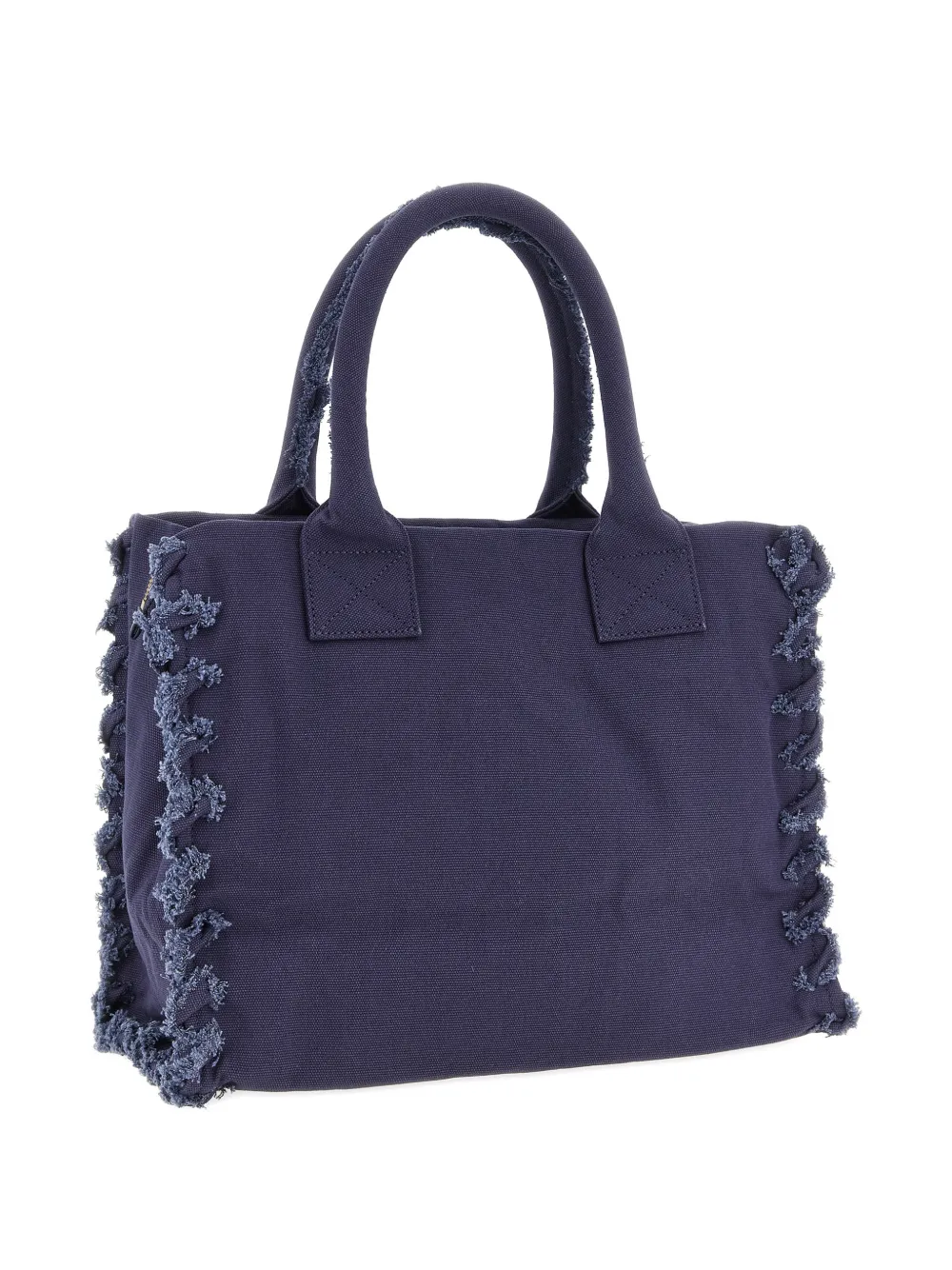 PINKO Medium shopper met franje Blauw