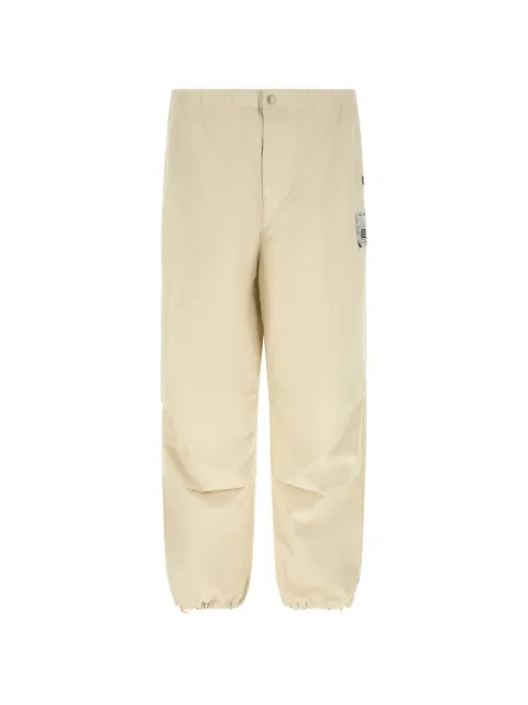 Maison MIHARA YASUHIRO ripstop logo patch trousers