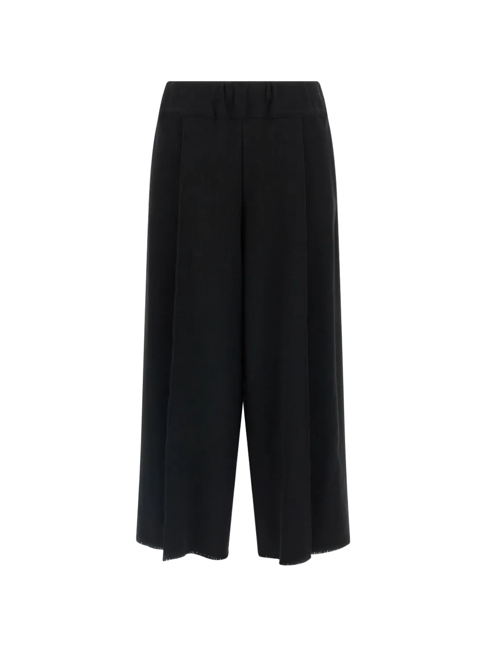 Issey Miyake Campagne elasticated wide leg trousers - Nero