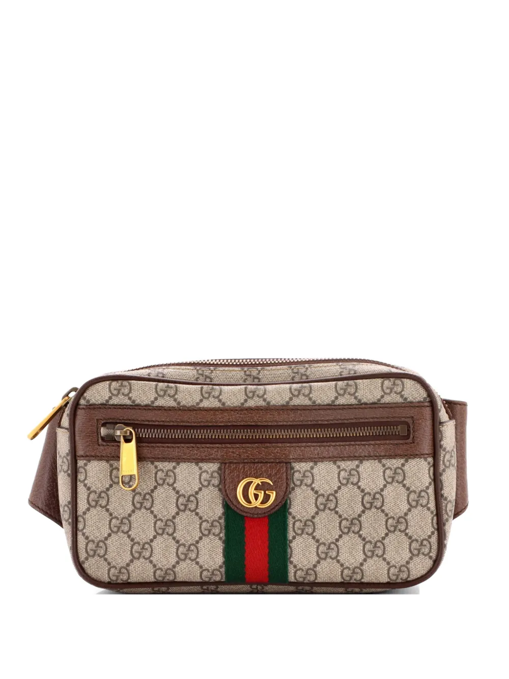 Gucci Pre-Owned Ophidia GG Coated Canvas Medium belt bag - Marrone