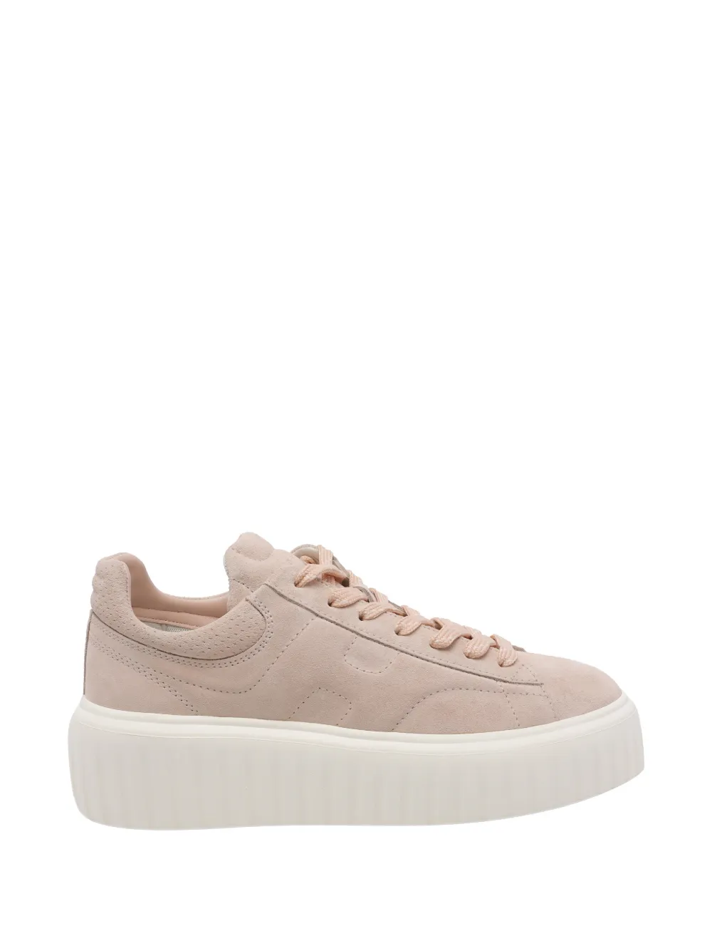 Hogan H-stripes platform sneakers Roze