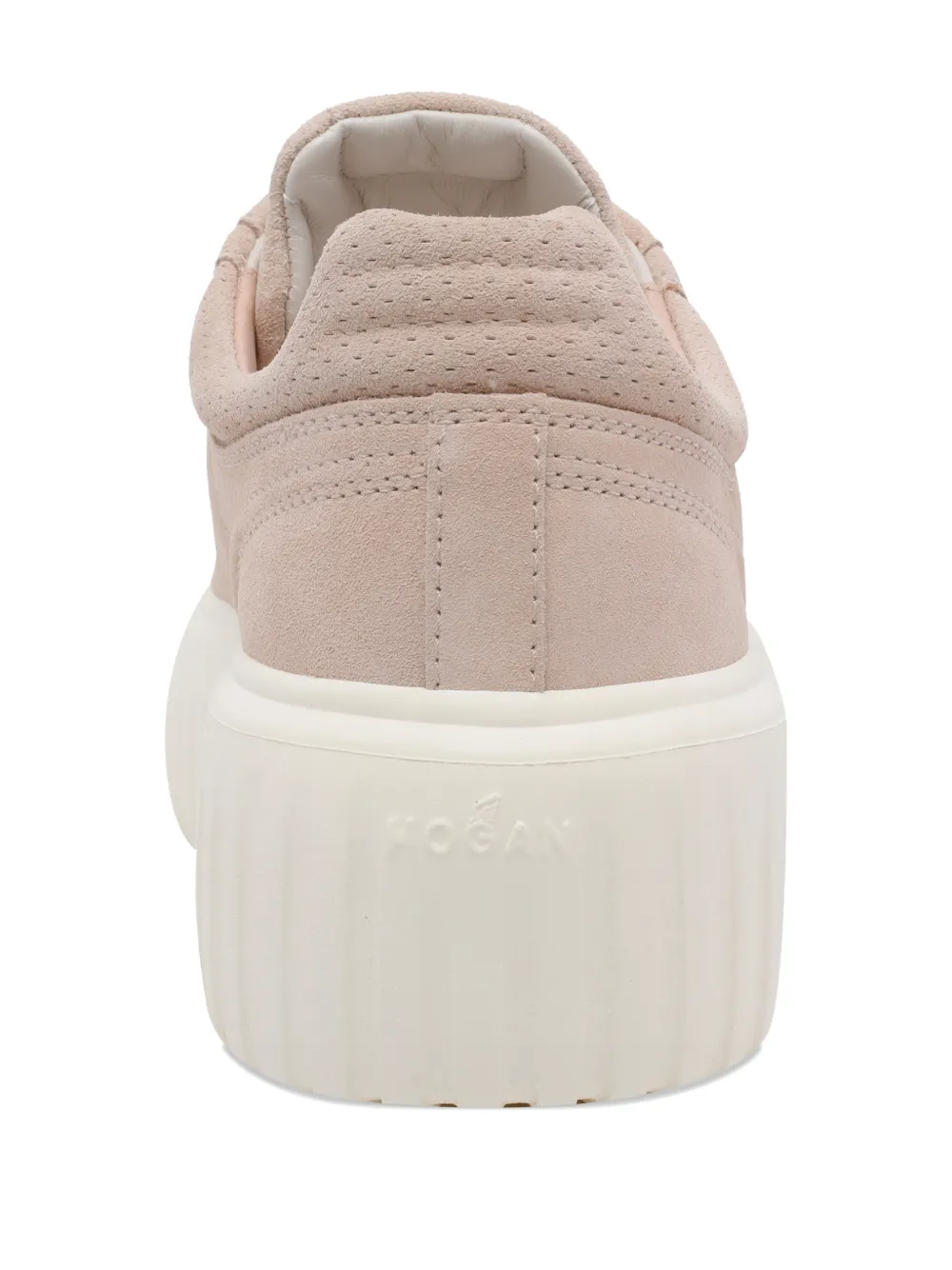 Hogan H-stripes platform sneakers Roze
