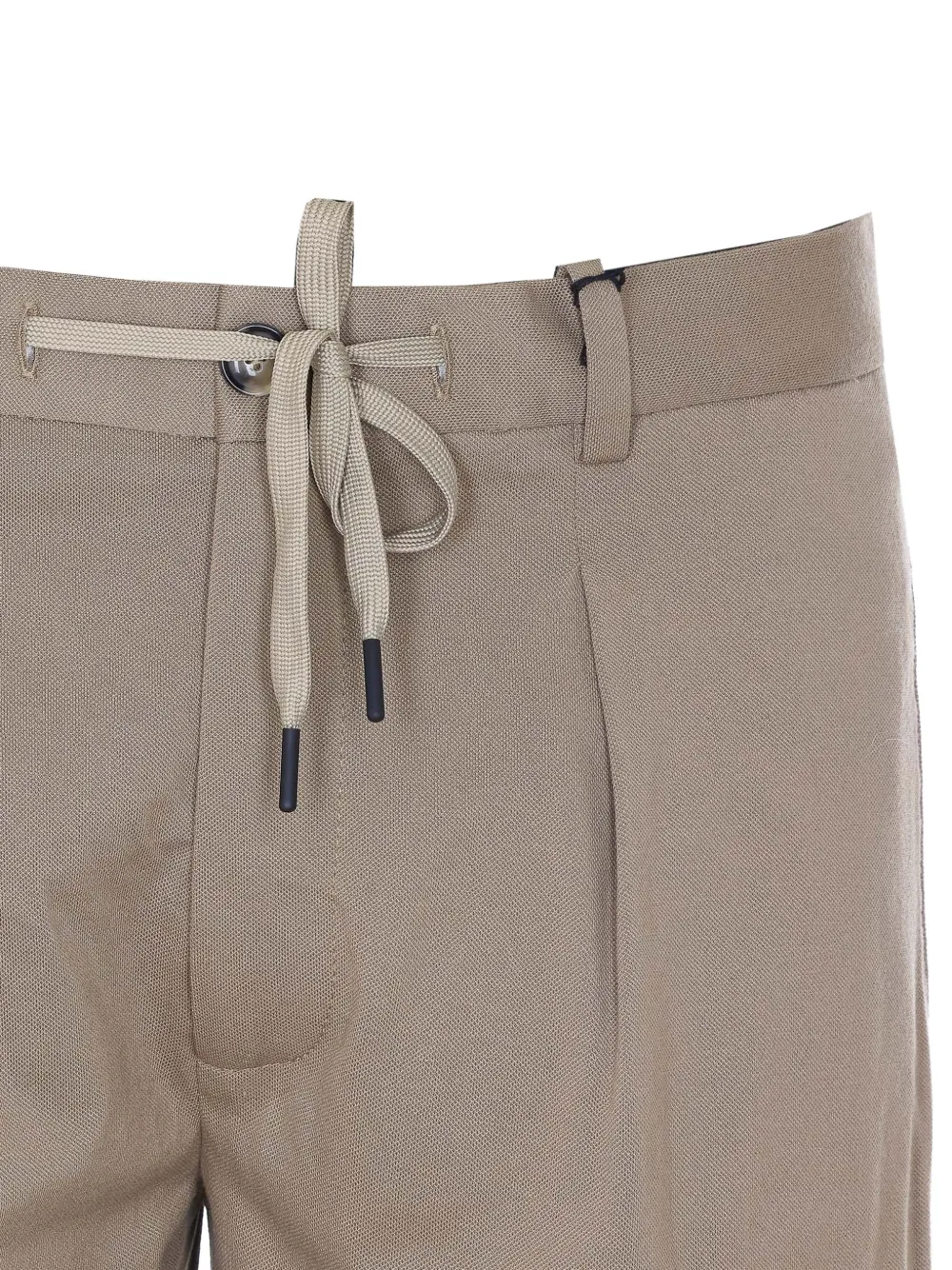 Circolo 1901 Broek met trekkoord en zakken Beige