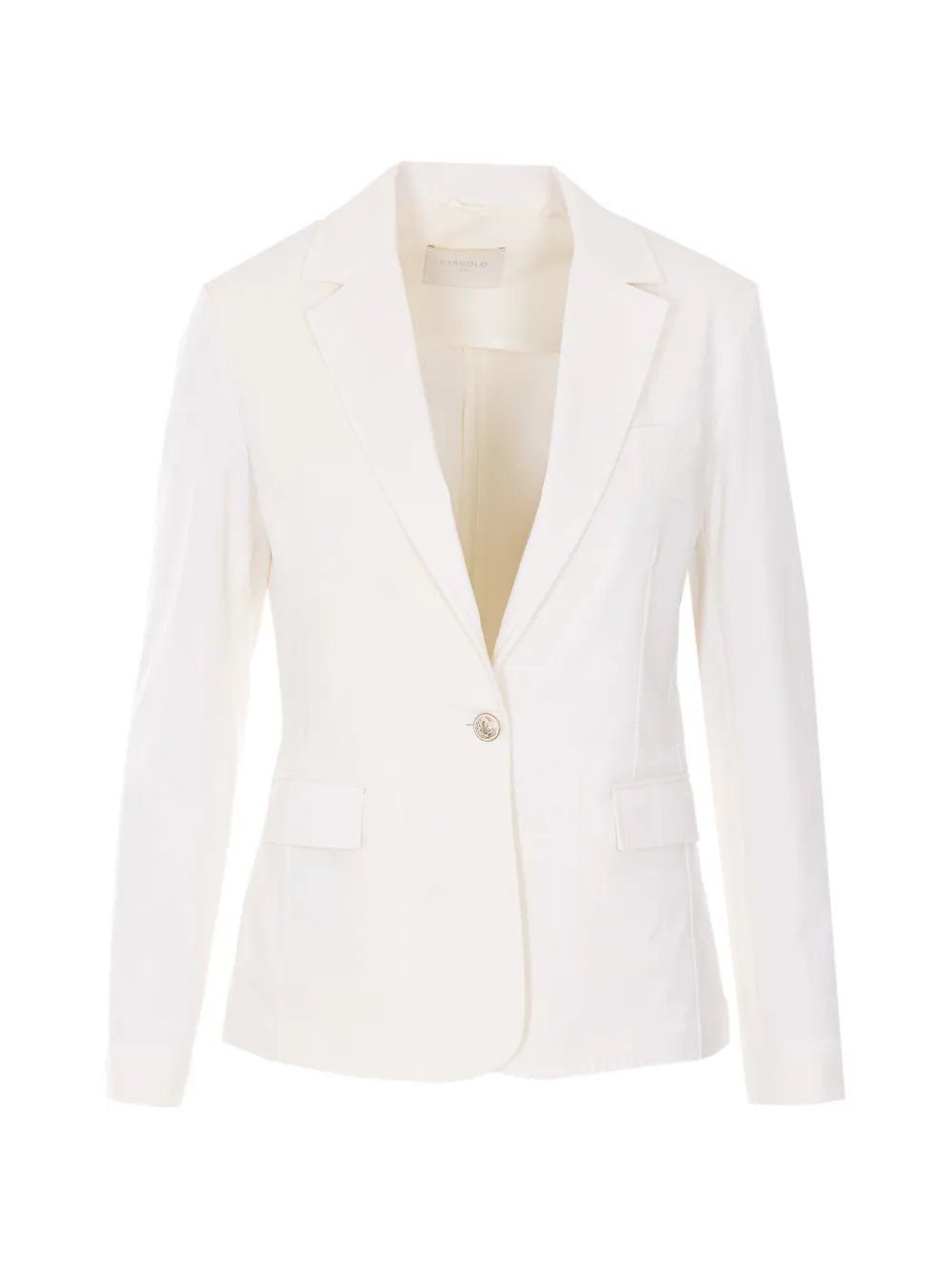 Circolo 1901 single-breasted blazer - Bianco