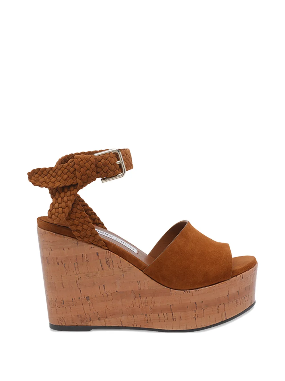 Jimmy Choo Jori 100 braided sandals Bruin