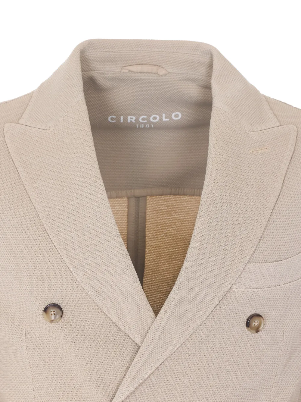 Circolo 1901 Jack met dubbele rij knopen Beige