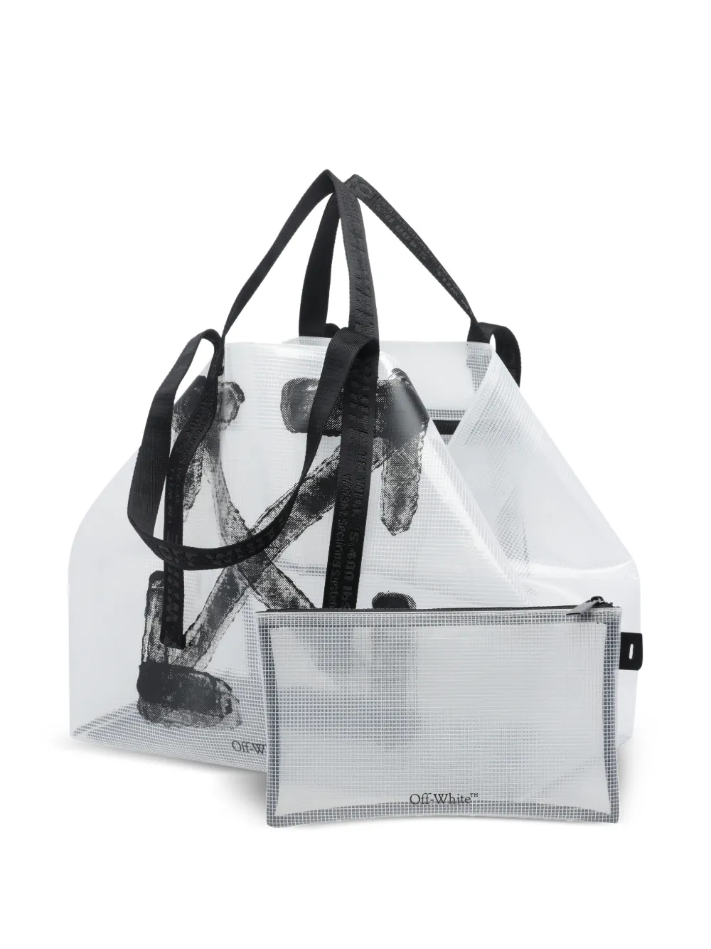 Off-White Day of Risptop shopper Wit