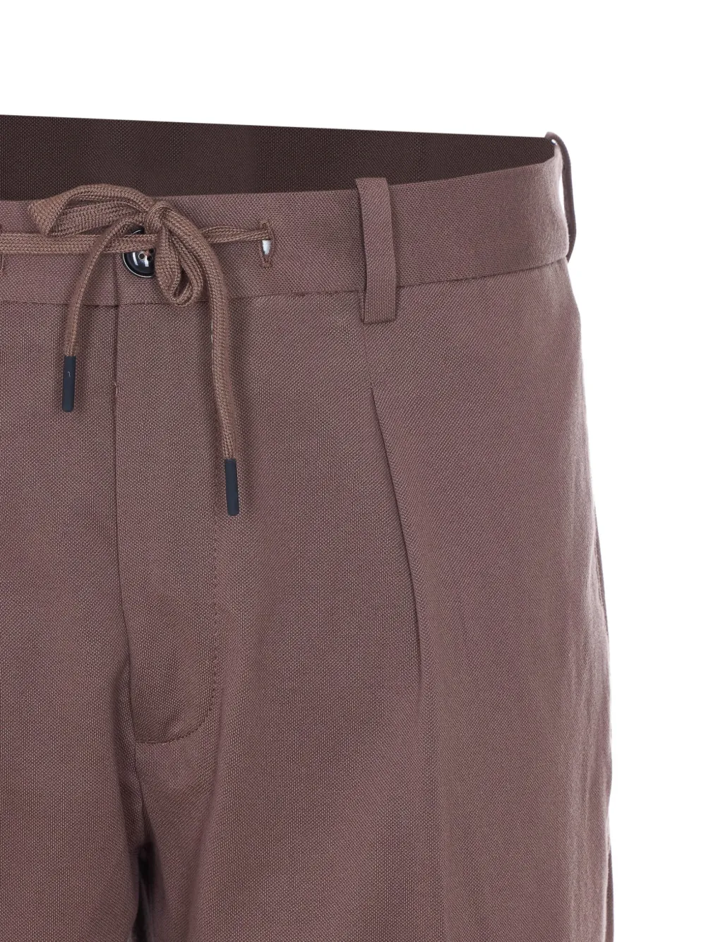Circolo 1901 Broek met trekkoordtaille Bruin