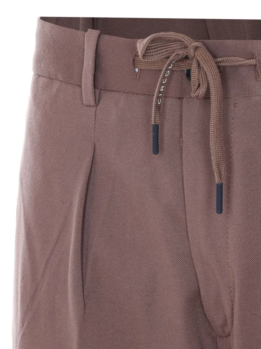  Circolo 1901 Drawstring Waist Trousers - Brown 
