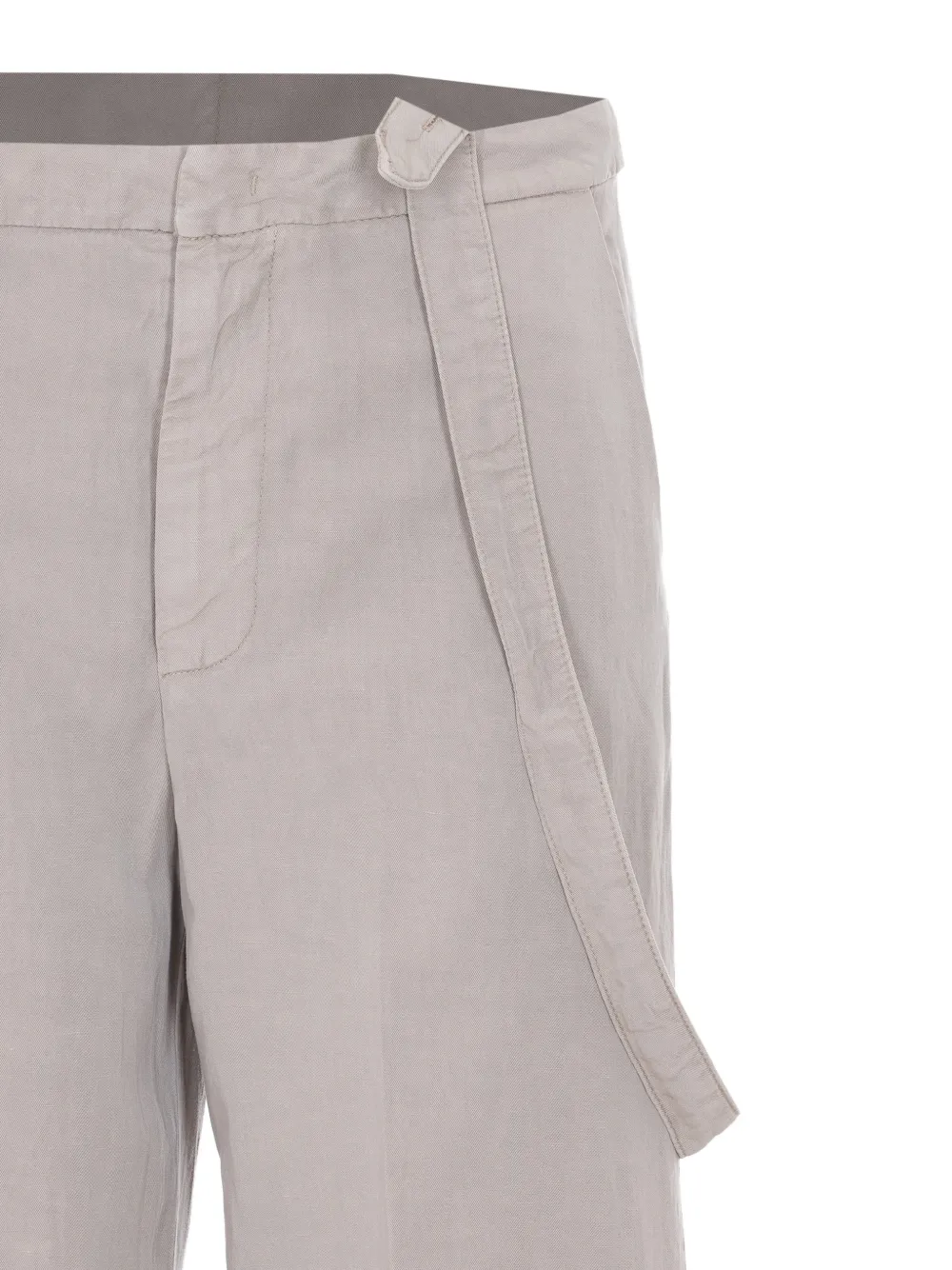 DONDUP Broek met afneembaar kant Beige