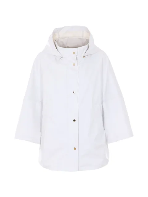 Moorer button removable hood coat