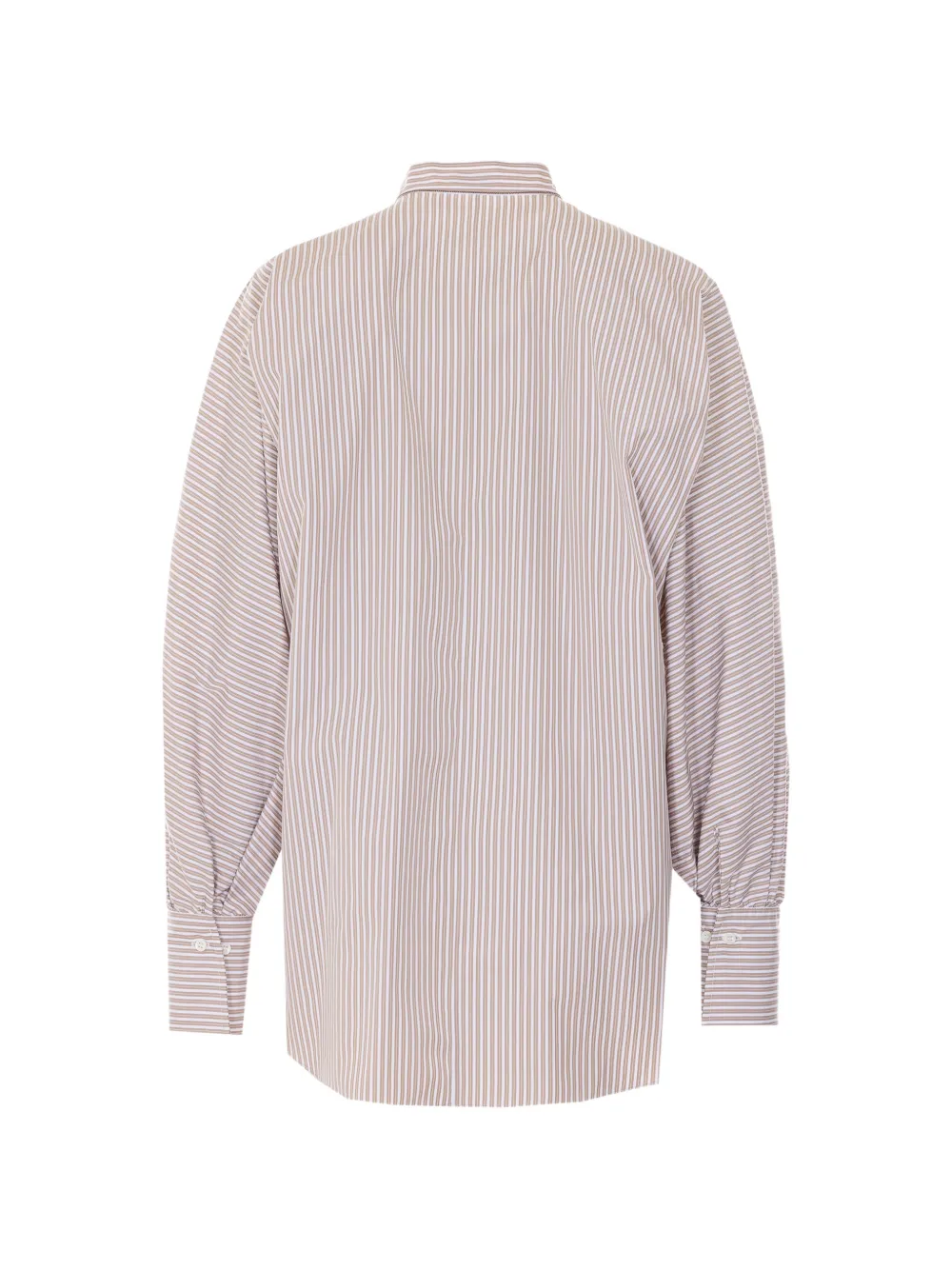 Brunello Cucinelli Gestreept shirt Beige