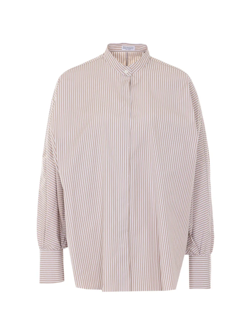 Brunello Cucinelli striped shirt - Toni neutri