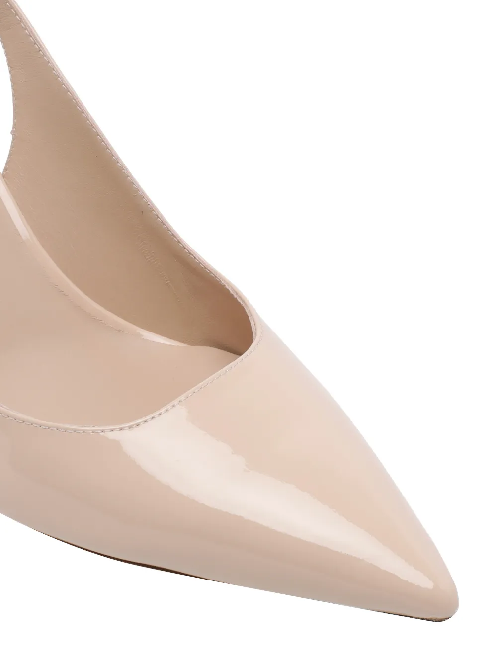 Stuart Weitzman Power 75 slingback pumps Beige