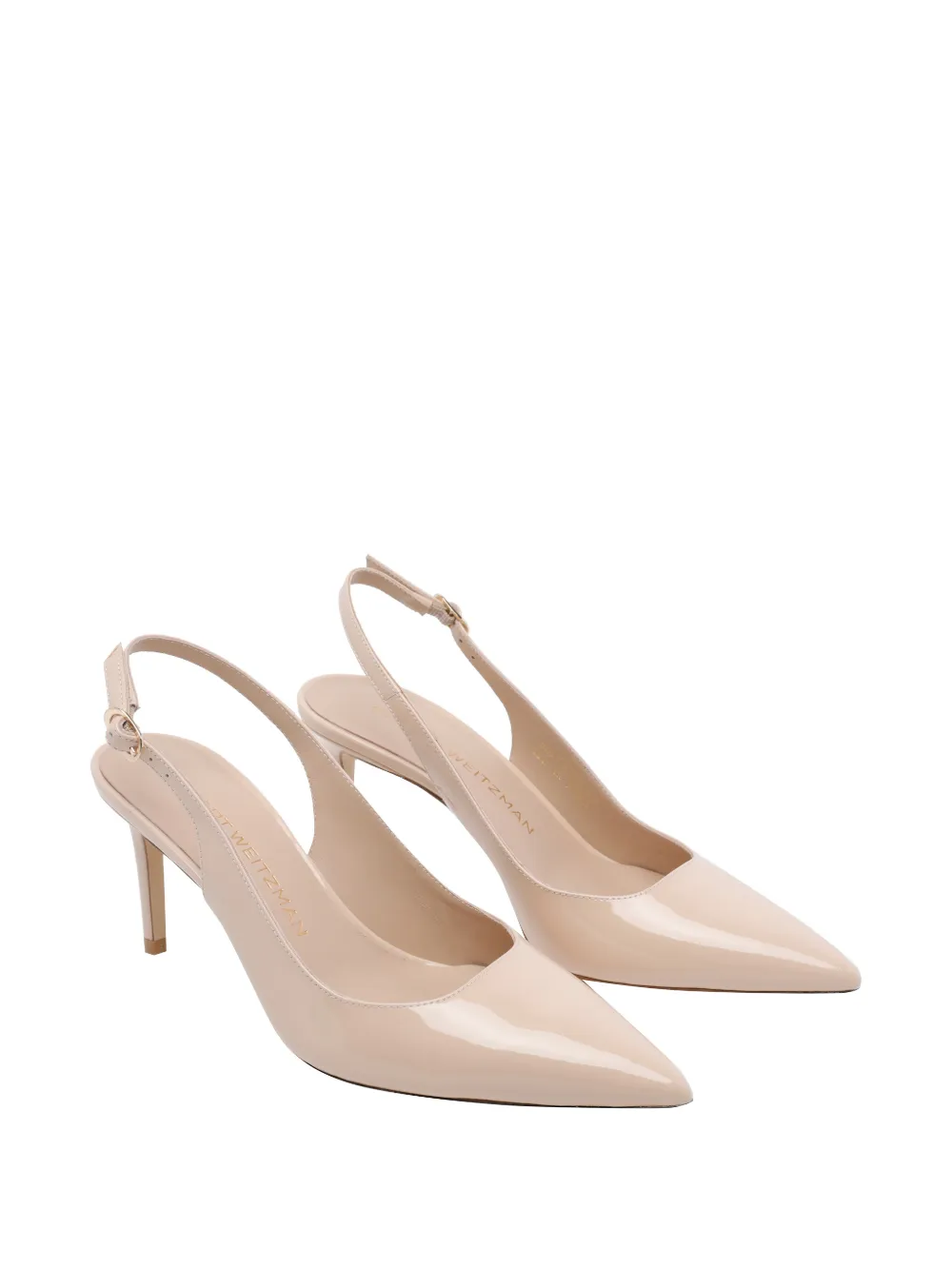 Stuart Weitzman Power 75 slingback pumps Beige