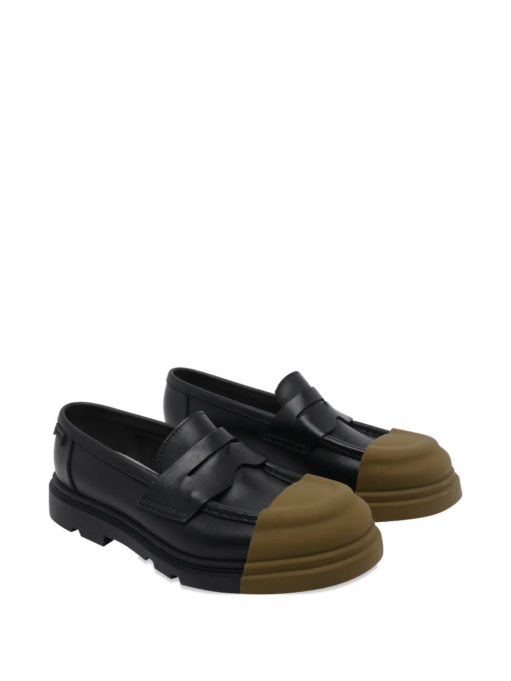 Camper Junction leren loafers Zwart