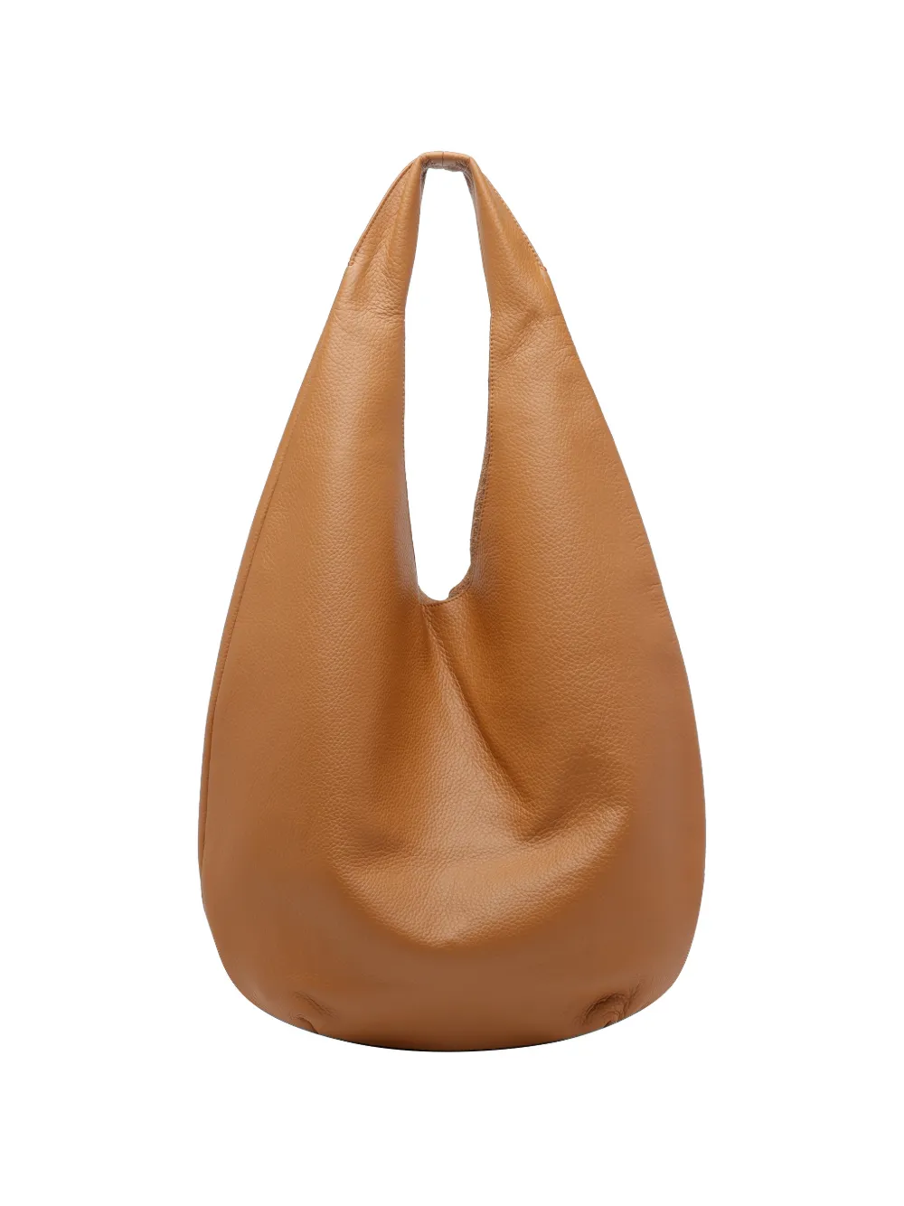 A.P.C. Le Neige handle leather shoulder bag - Marrone