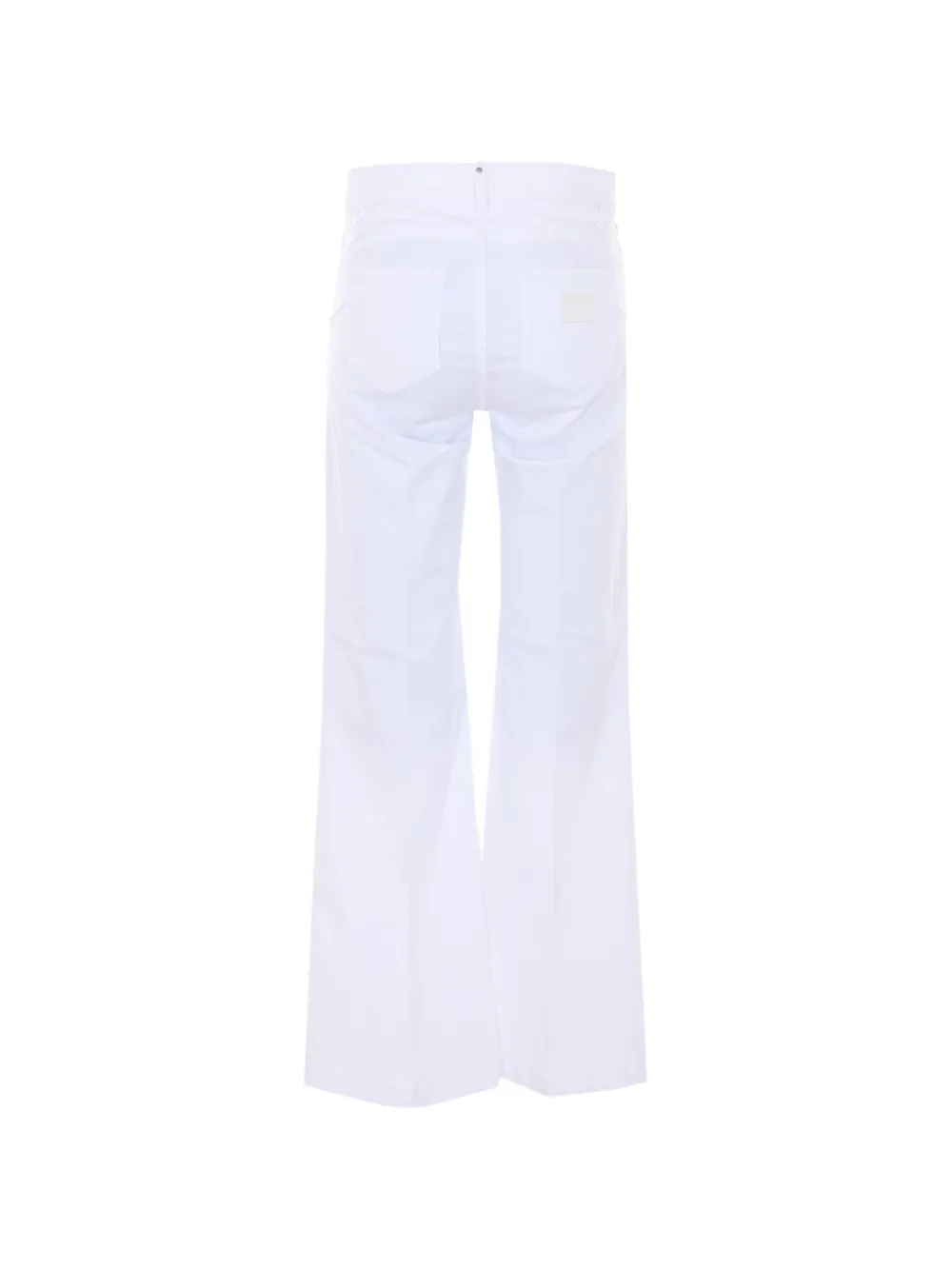 LIU JO Jeans met vijf zakken en knopen Wit