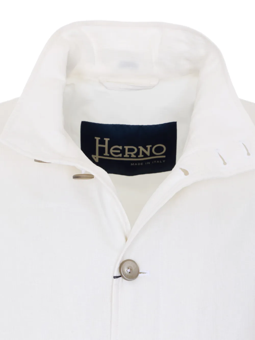 Herno Button bomberjack met hoge hals Beige