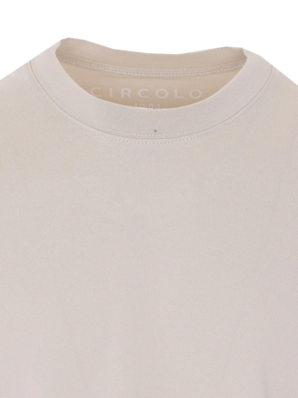 Circolo 1901 T-shirt met ronde hals Beige