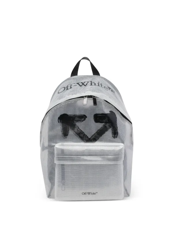 Off-White Heritage ロゴ バックパック | ホワイト | FARFETCH JP