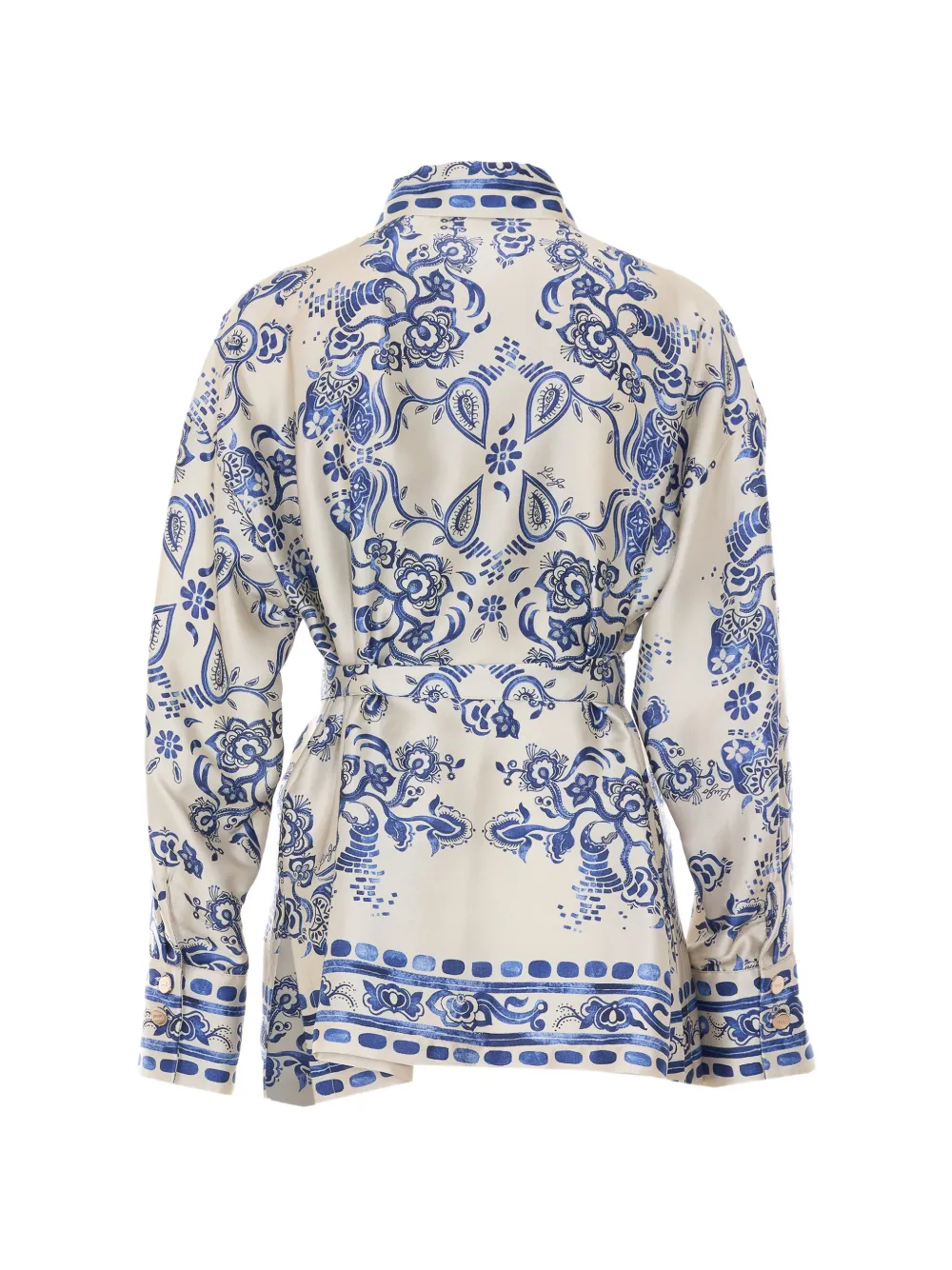  Liu Jo Belted Printed Shirt - Neutrals 