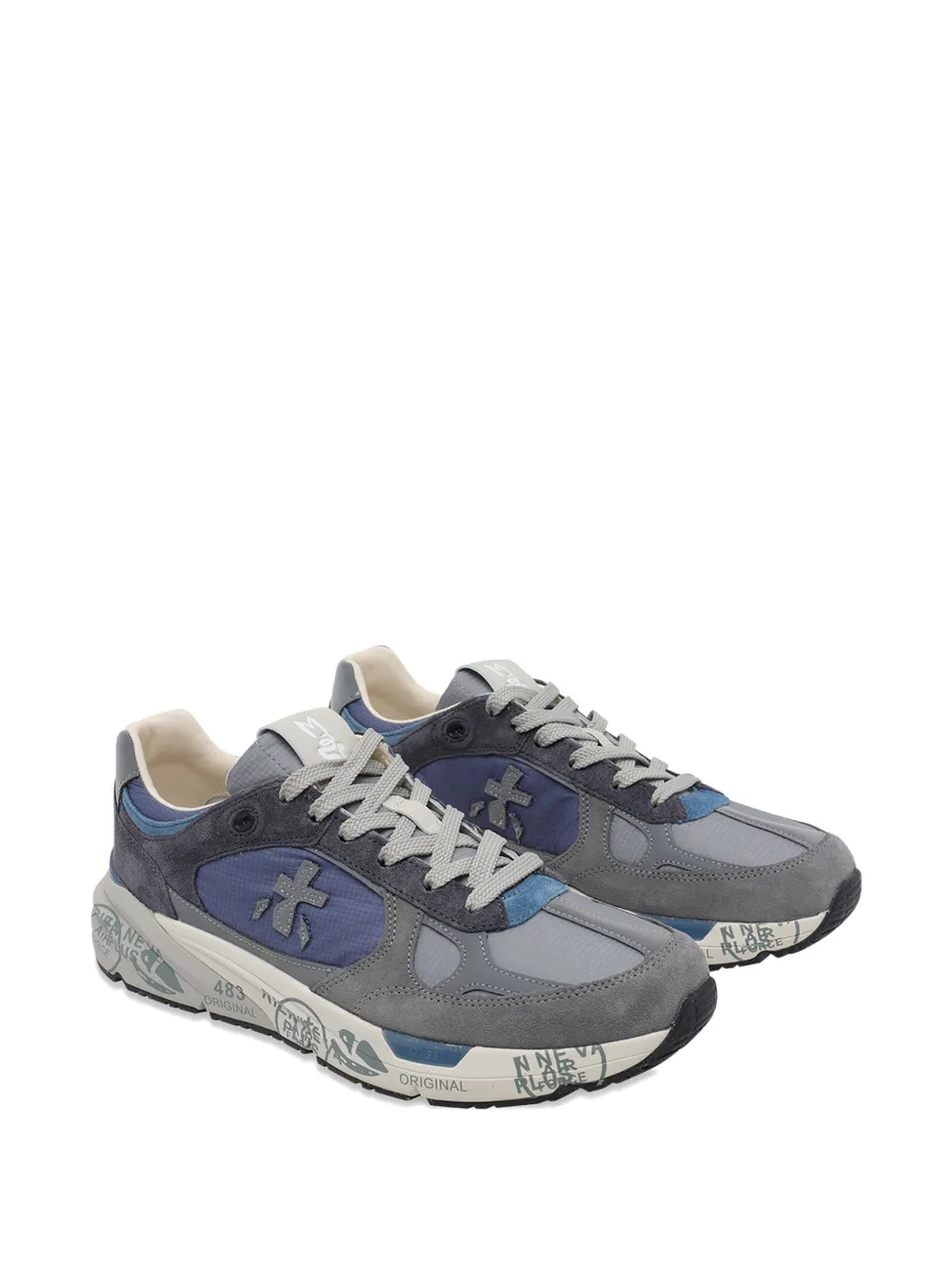 Premiata round toe sneakers Grijs
