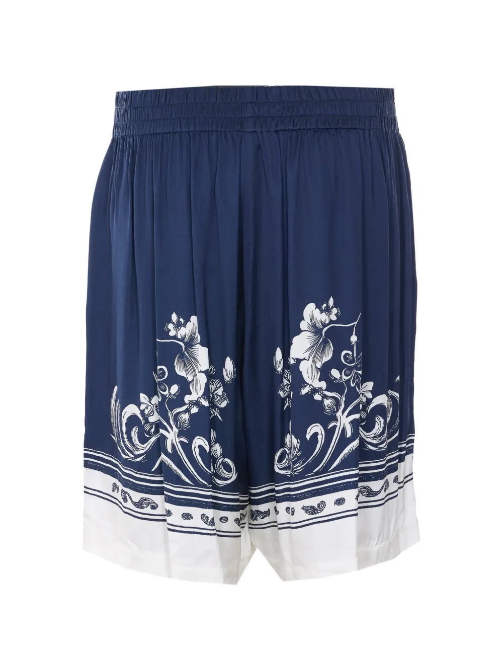 Ih Nom Uh Nit elasticated floral print shorts - Blu