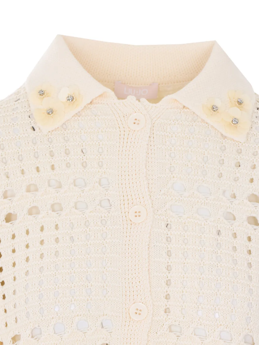 LIU JO Gehaakt vest Beige