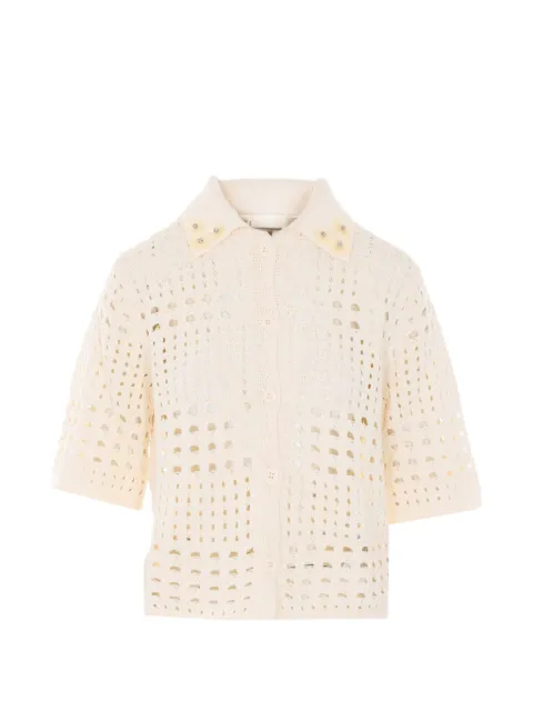 LIU JO top bordado con lentejuelas