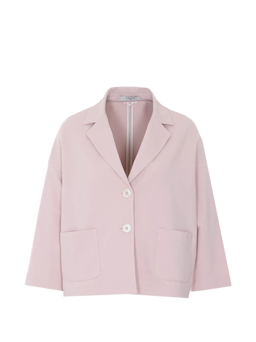 Circolo 1901 button V-neck jacket - Rosa