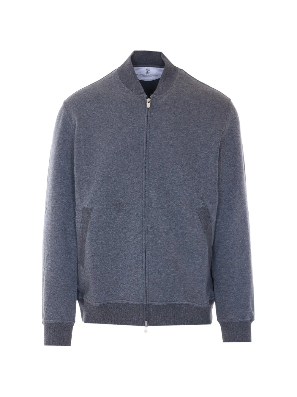 Brunello Cucinelli side-pockets cardigan - Grigio