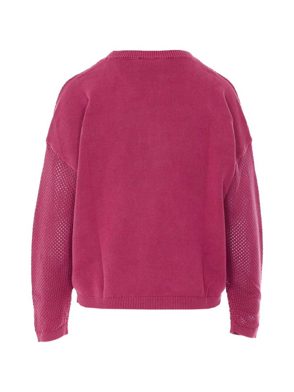  Liu Jo Strass Logo Crewneck Sweater - Pink 