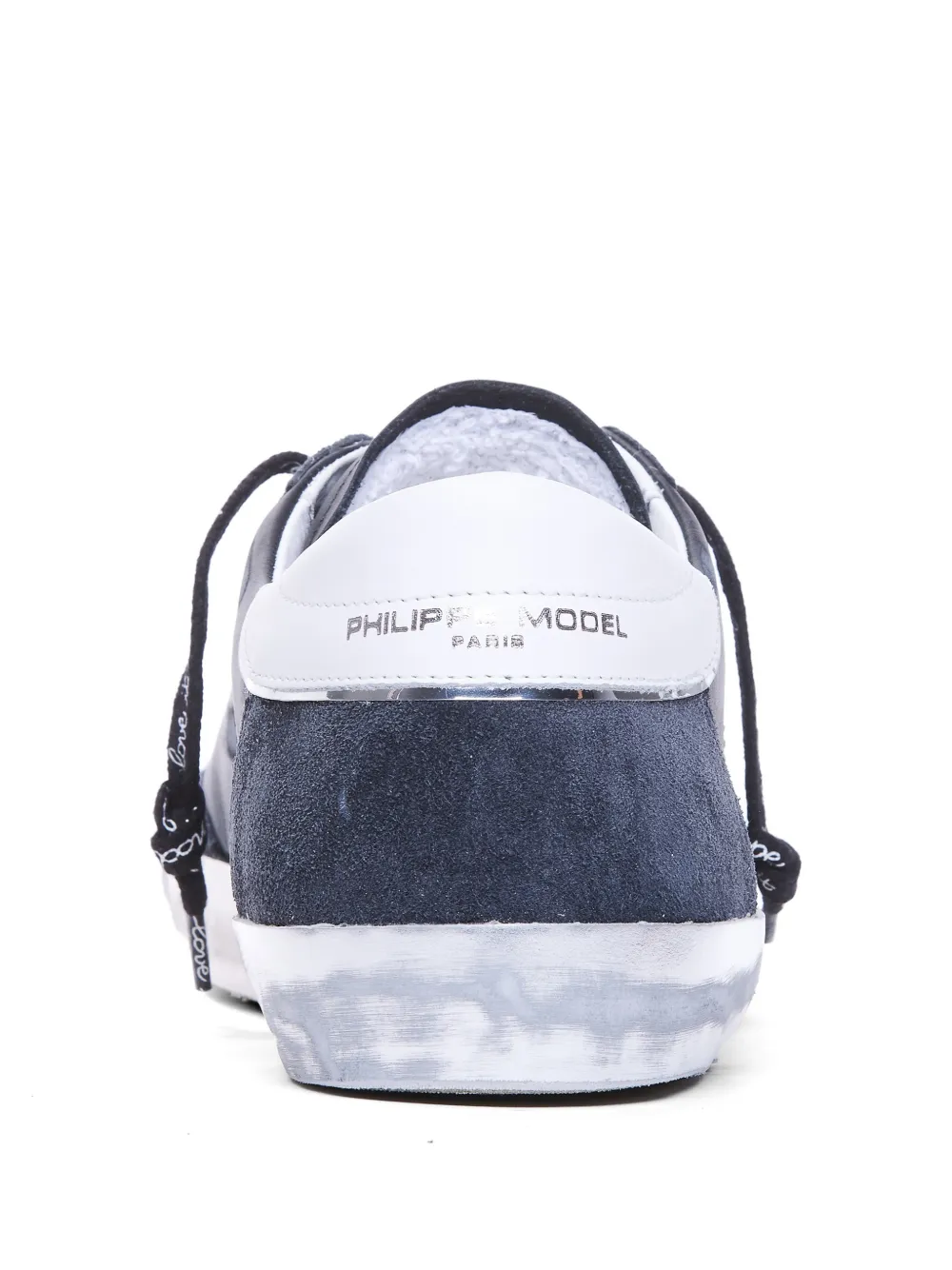 Philippe Model Paris logo round toe sneakers Blauw