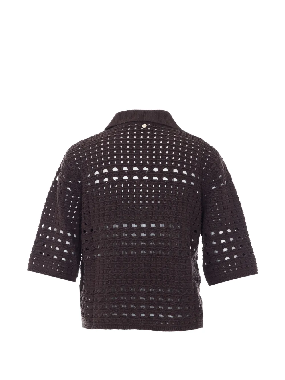  Liu Jo Sequin Knitted Cardigan - Brown 