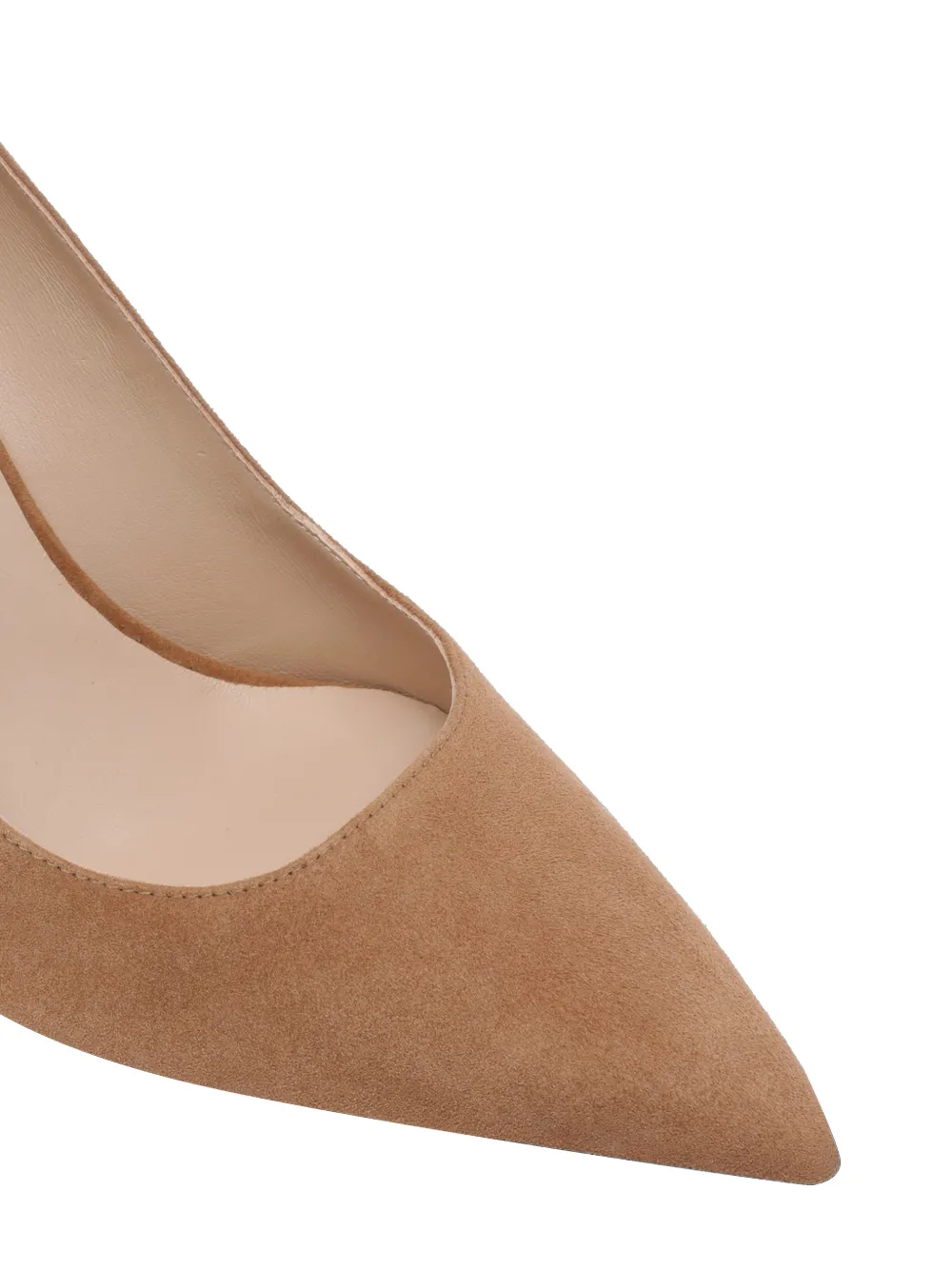 Stuart Weitzman Stuart Power pointed toe pumps Beige