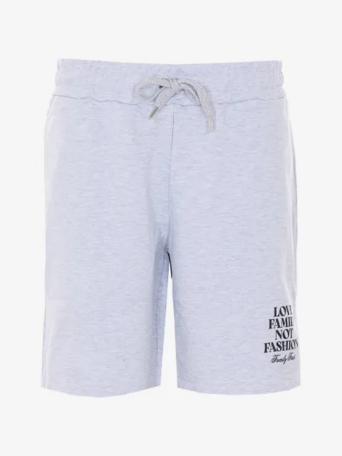 Family First elasticated waist print shorts
