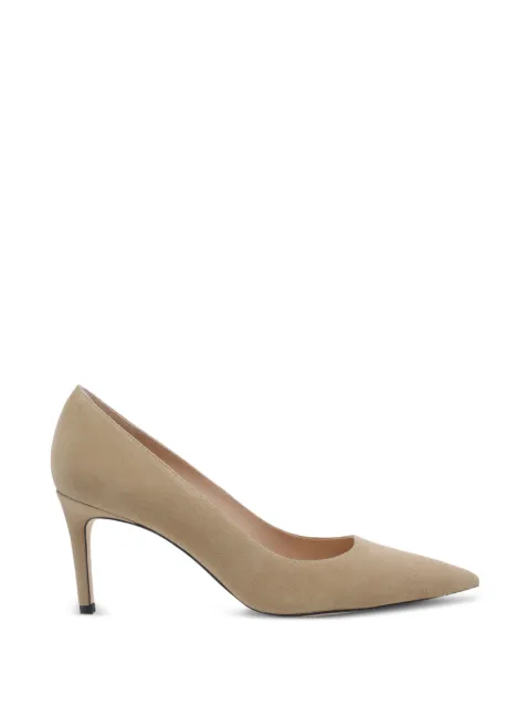 Stuart Weitzman pointed stuart suede pumps