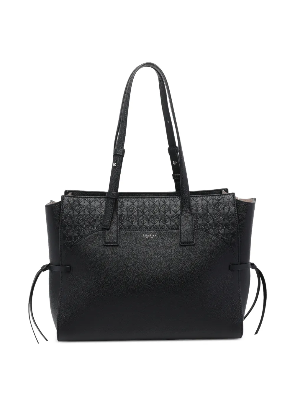 Serapian medium Maro shoulder bag - Nero