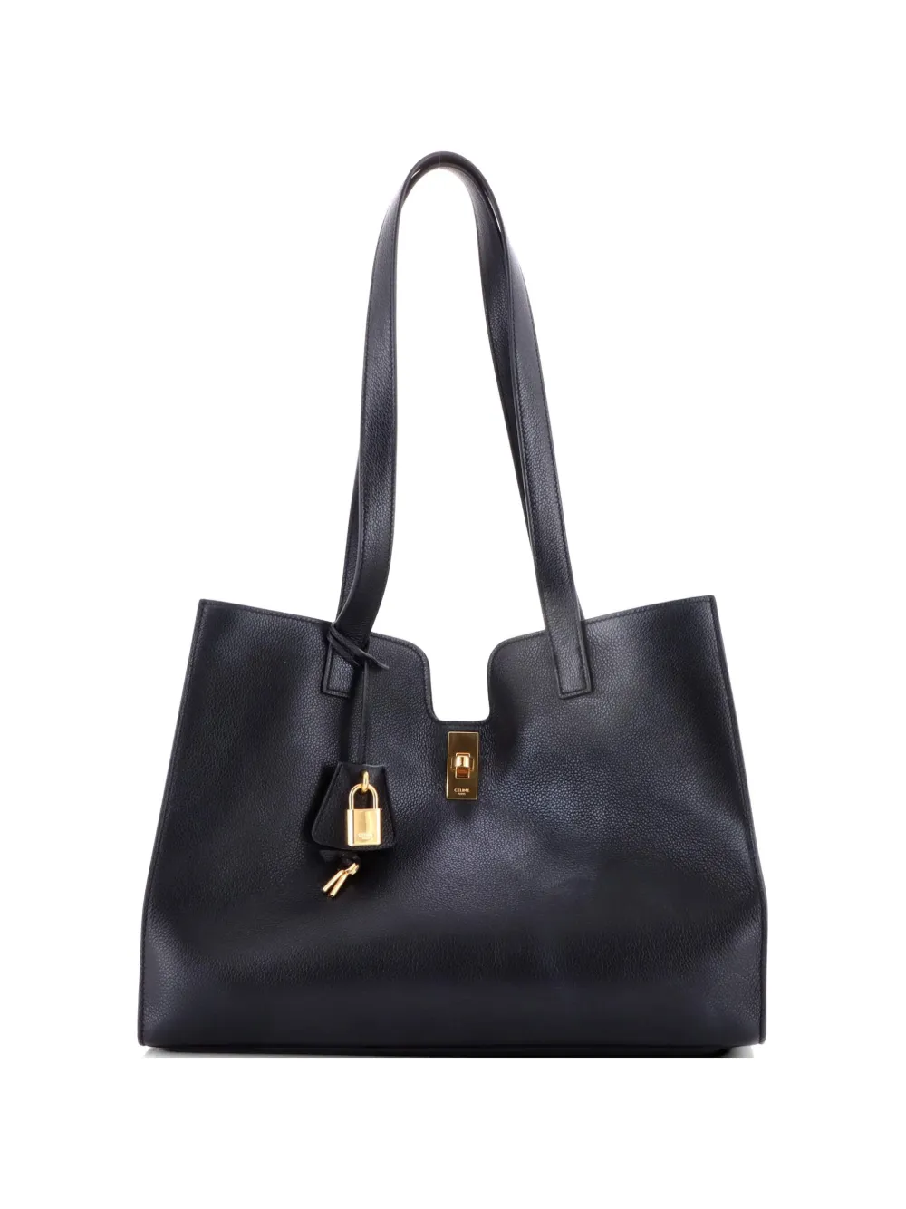 Celine Pre-Owned Cabas 16 Bag Grainy Calfskin tote bag - Nero